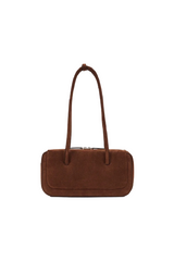 Cocoa Suede Lagune Bowling Bag