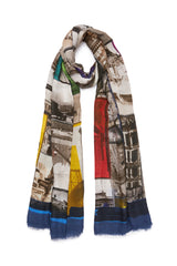 Multi City Printed Scarf