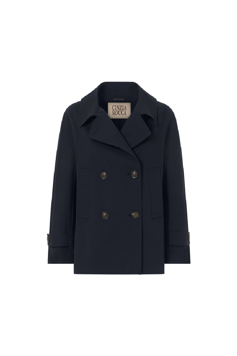 Navy Swing Jacket