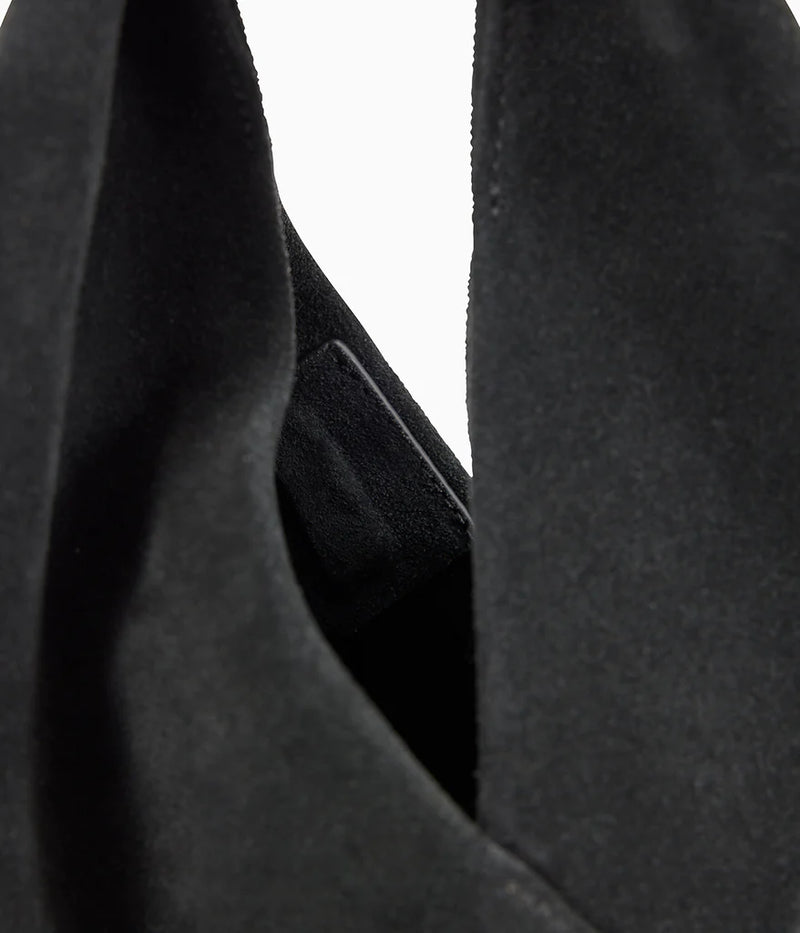Black Suede Ora Bag