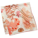 Apricot Ocean Blossom Silk Scarf
