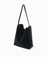 Black Suede Sac Supple Bag