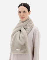 Cream Eco Fur Scarf