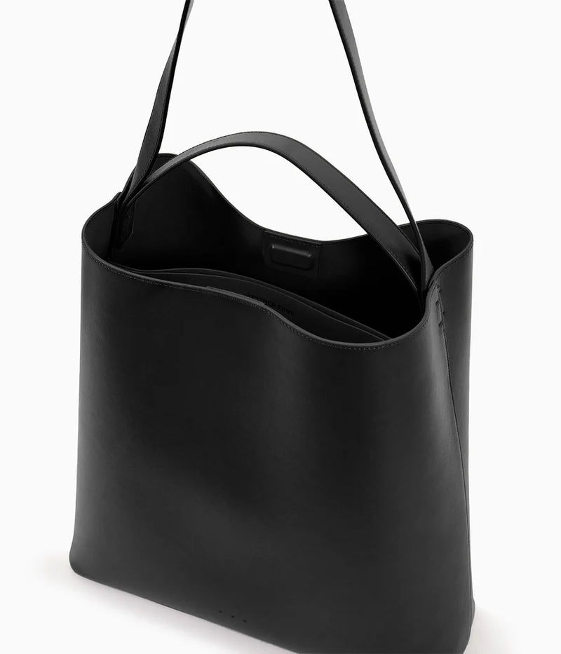 Black Leather Sac Bag