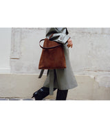 Cocoa Suede Sac Bag