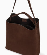 Cocoa Suede Sac Bag