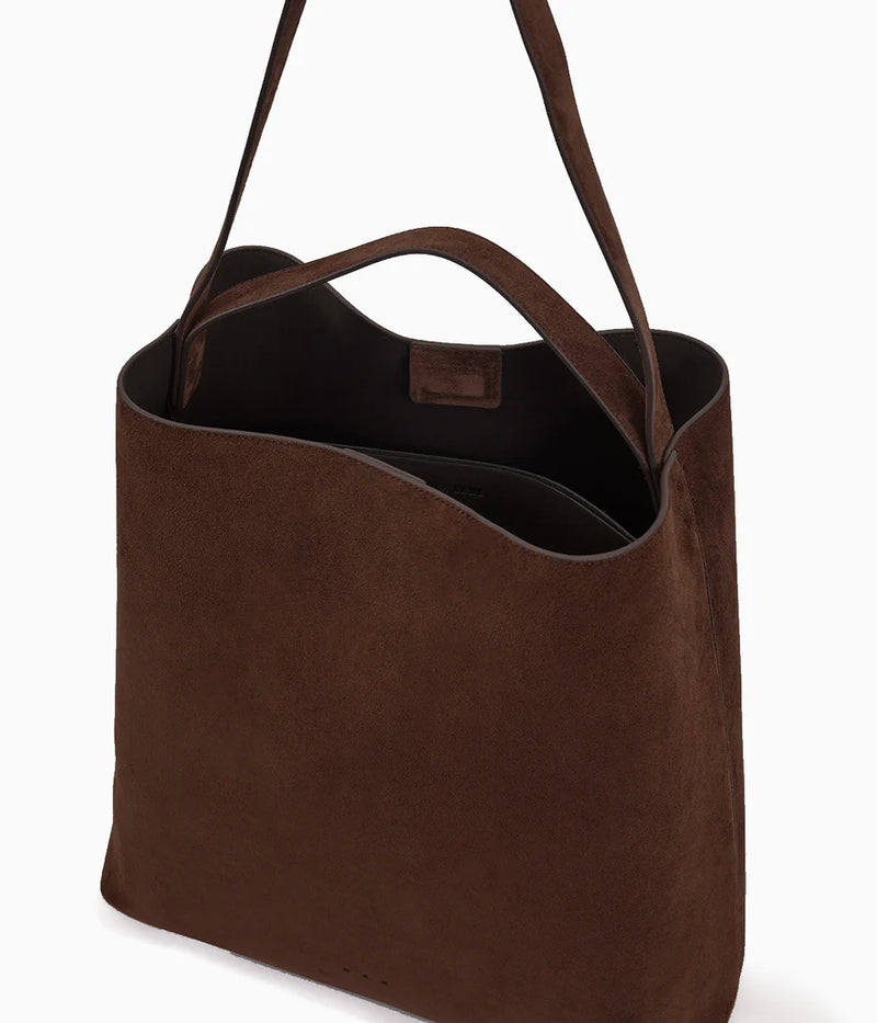 Cocoa Suede Sac Bag