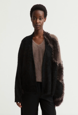 Brushed Cashmere Cardigan