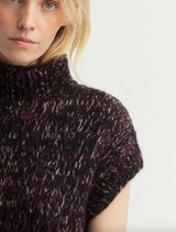 Burgundy Hand Knit Sweater