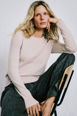Alabaster Cashmere & Silk Sweater