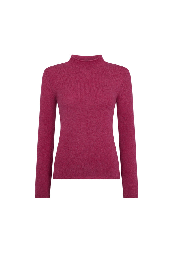 Raspberry Cashmere Sweater