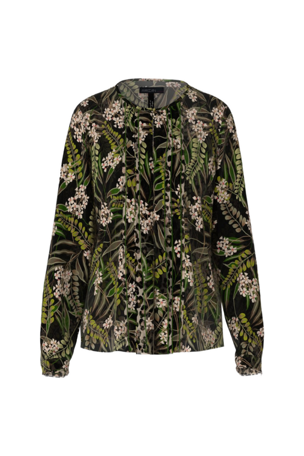 Chiffon Botanical Print Blouse