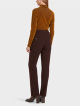 Chocolate Straight Leg Trousers