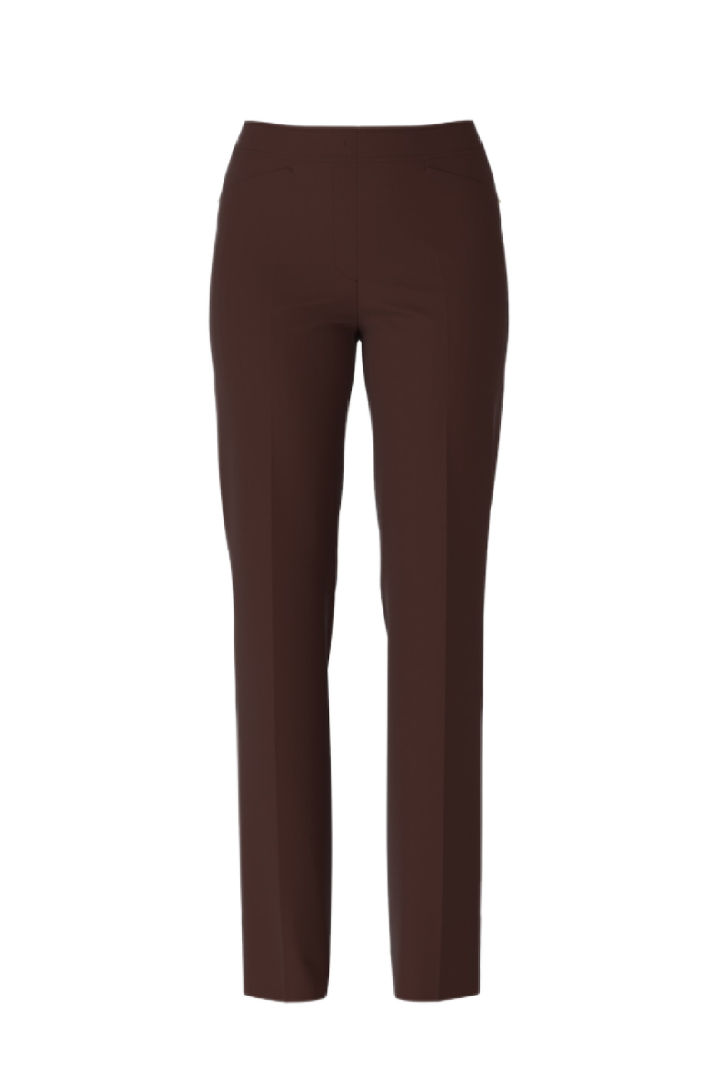 Chocolate Straight Leg Trousers