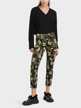Printed Velvet Trousers