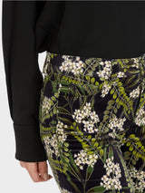 Printed Velvet Trousers