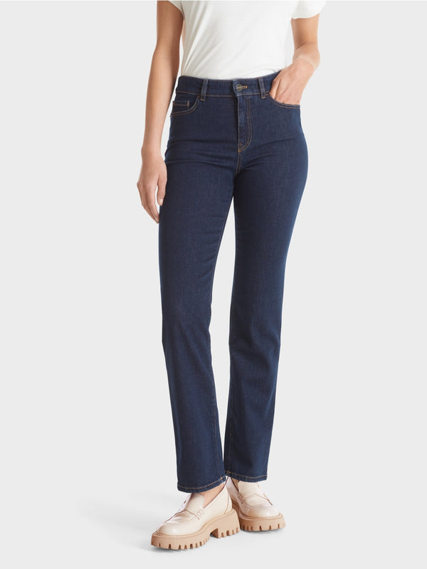 Vintage Indigo Straight Leg Jeans