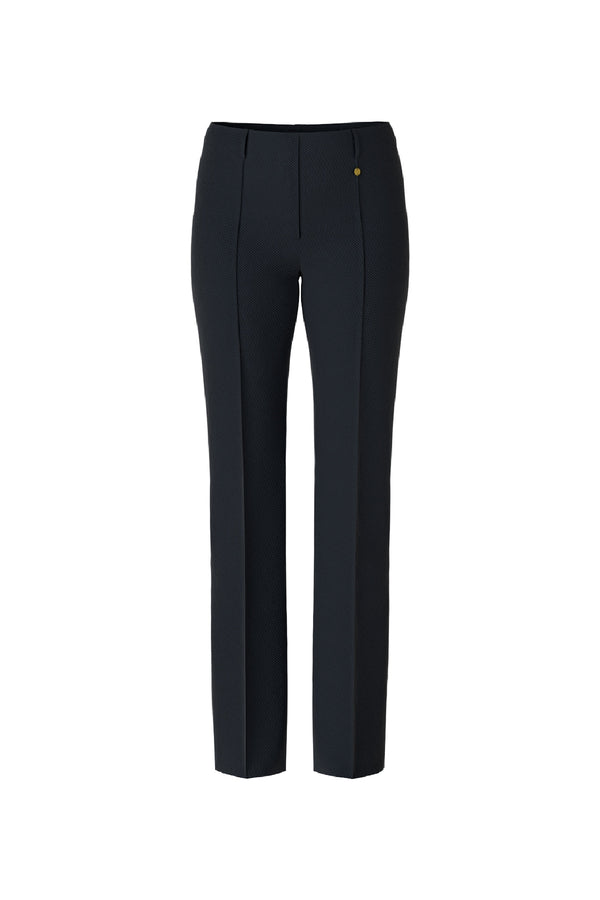 Navy Pique Trousers