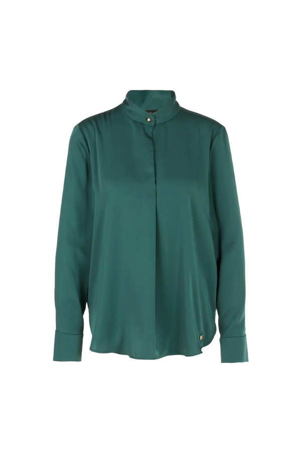 Forest Mao Collared Blouse