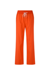 Orange Linen Mix Trousers