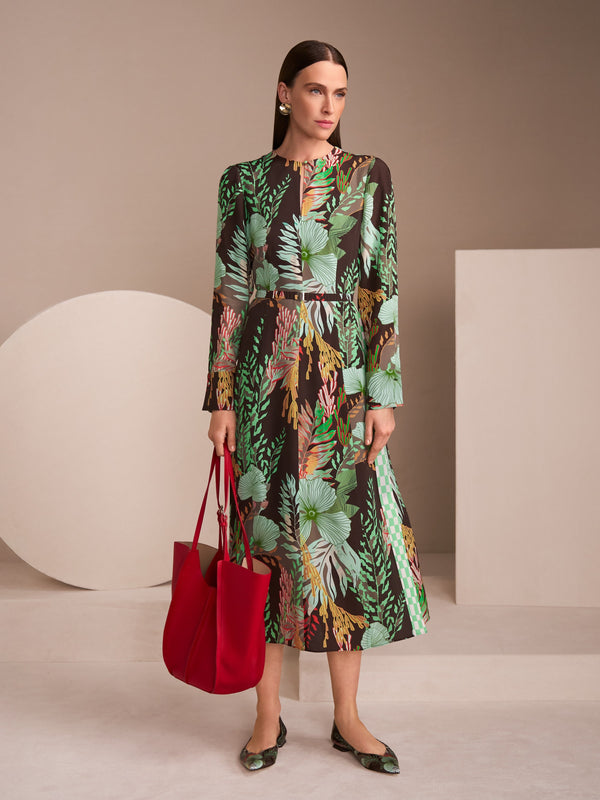 Floral Print Maxi Dress