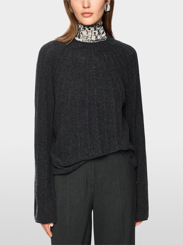 Charcoal Cashmere Sweater