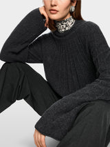 Charcoal Cashmere Sweater