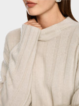 Chalk Wide Rib Sweater