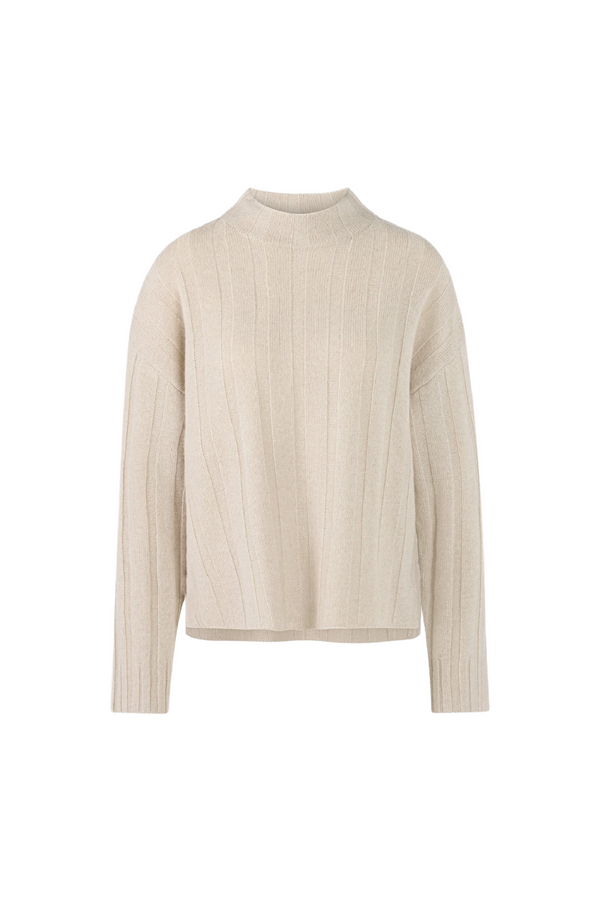 Chalk Wide Rib Sweater