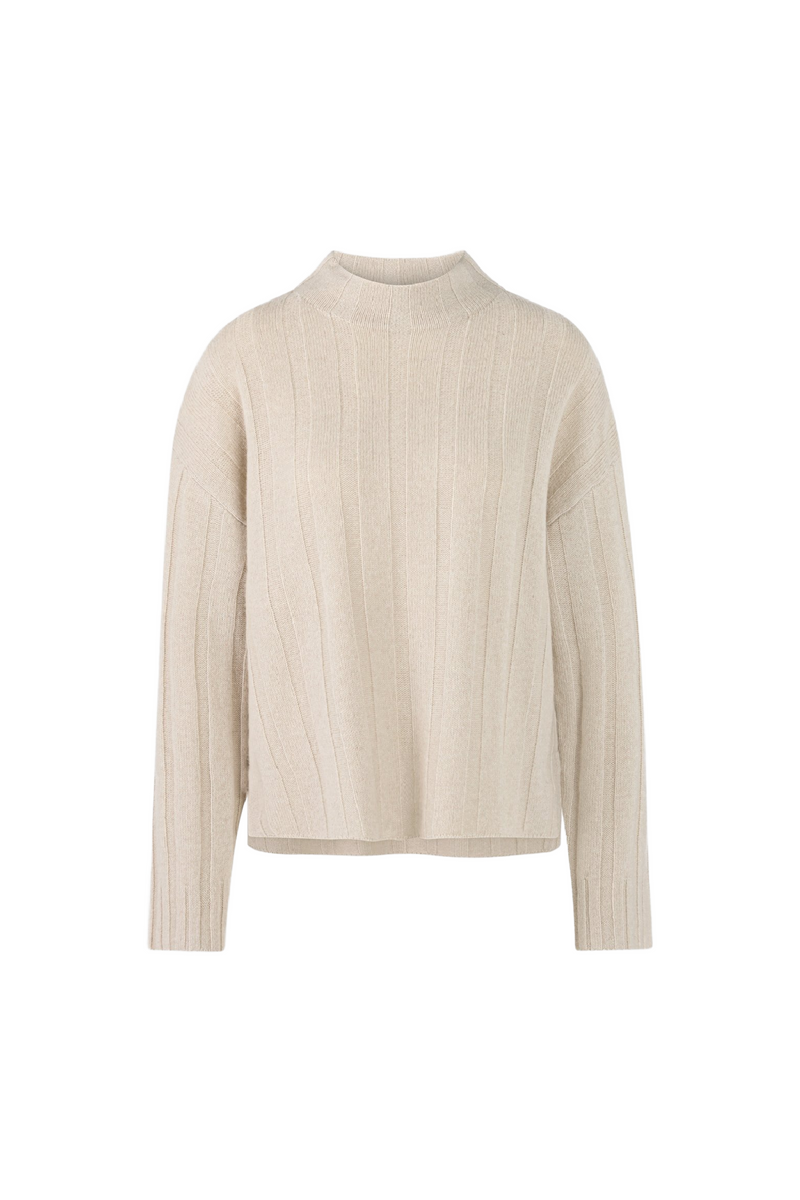Chalk Wide Rib Sweater