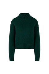 Green Chunky Knitted Sweater