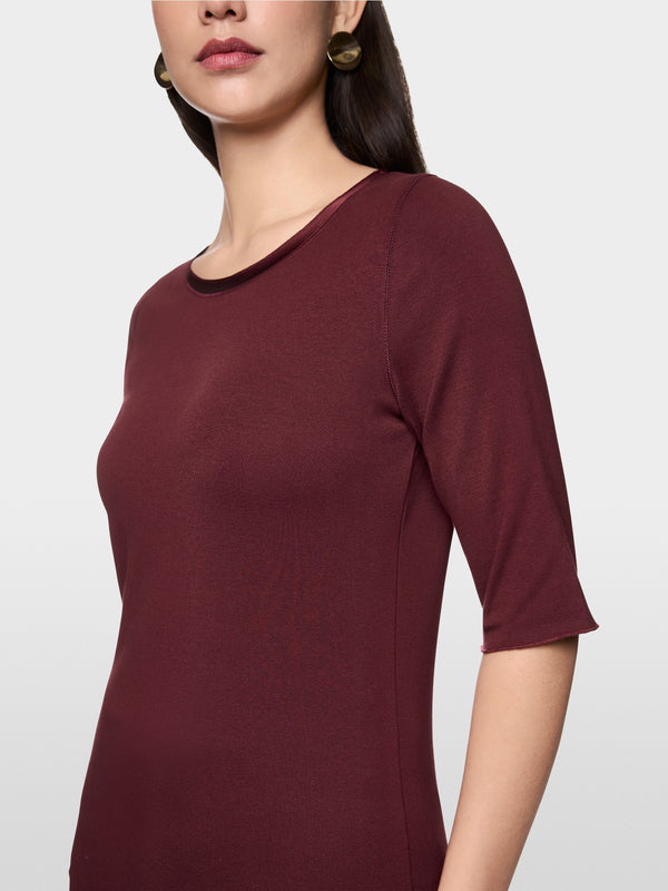 Burgundy Jersey Tee