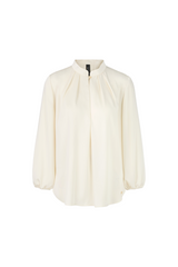 Cream Satin Blouse