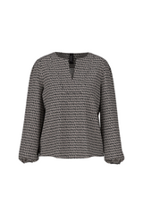 Printed Split Neck Blouse
