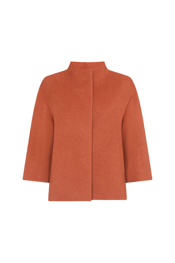 Orange Wool Jacket