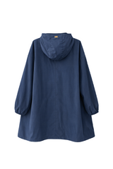 Blue Techno Parka Coat