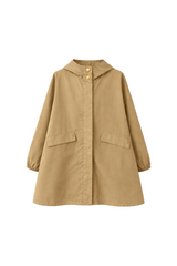 Camel Techno Parka Coat