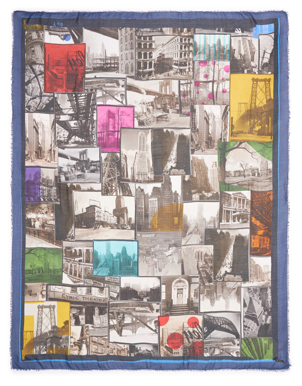 Multi City Printed Scarf