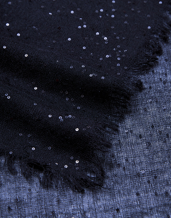 Navy New Domenica Scarf