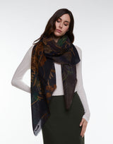 Flowering Wool Scarf