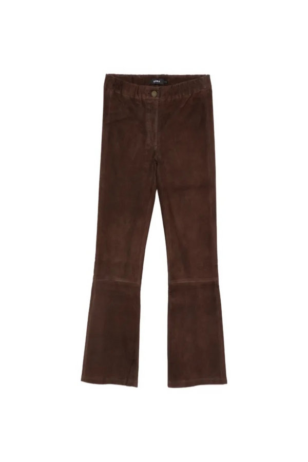 Chocolate Suede Trousers