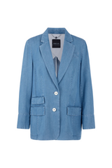 Chambray Relaxed Blazer