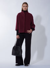 Burgundy Wool Jacket
