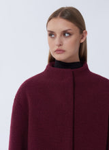 Burgundy Wool Jacket