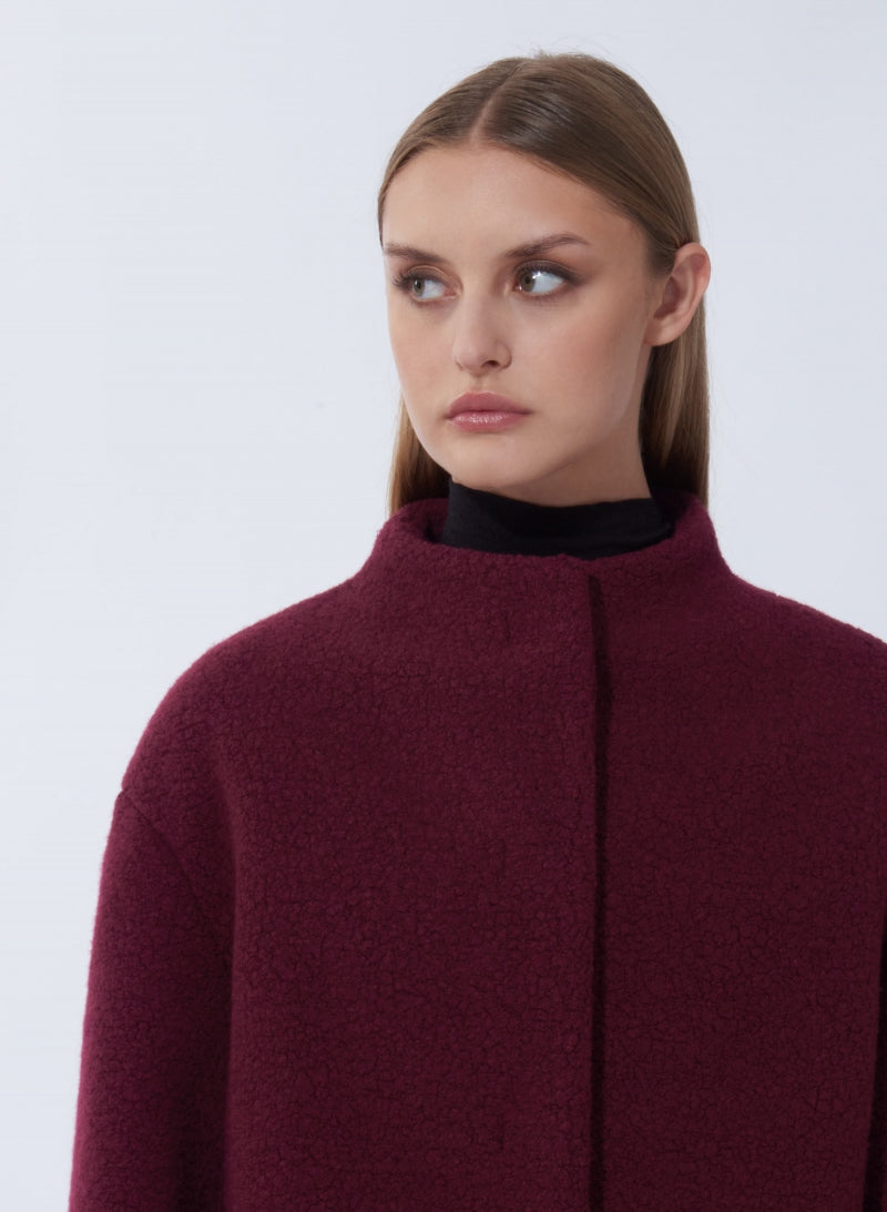 Burgundy Wool Jacket