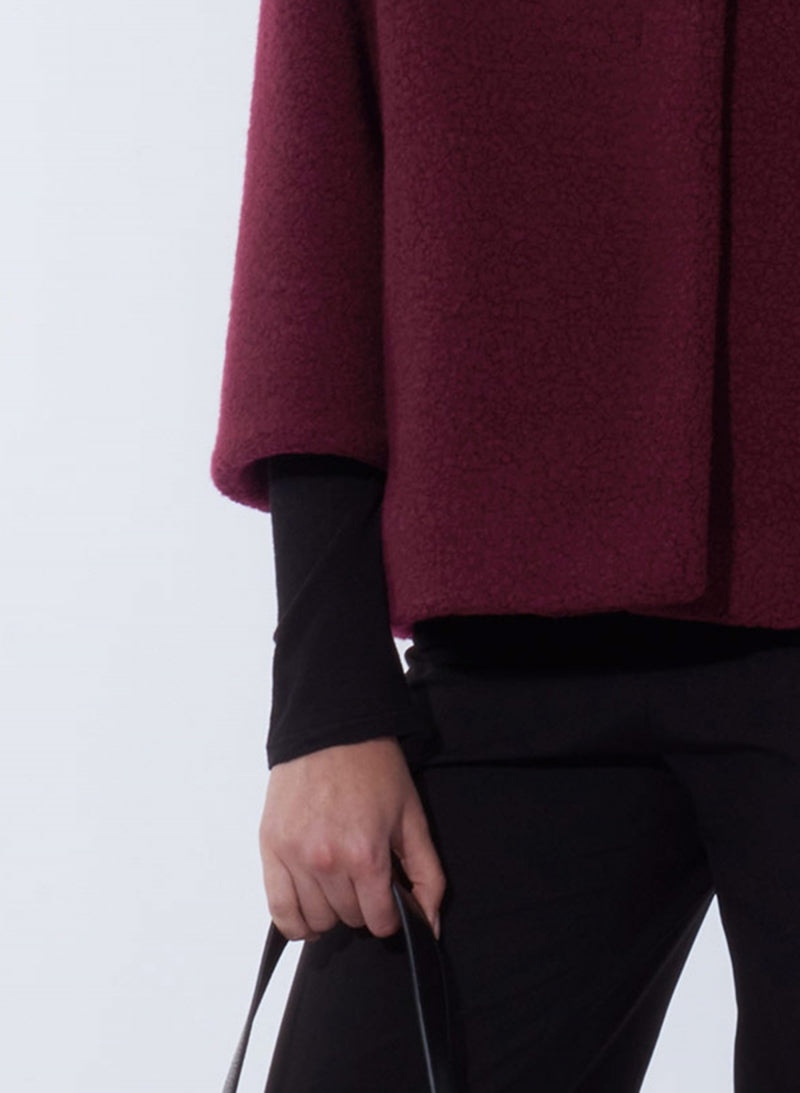 Burgundy Wool Jacket