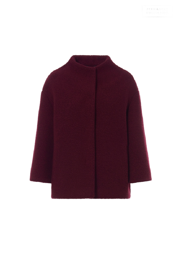 Burgundy Wool Jacket