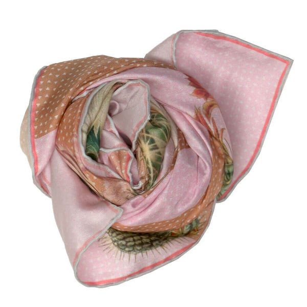 Spring Cacti Silk Scarf