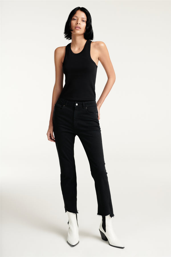 Black Kick Flared Jeans