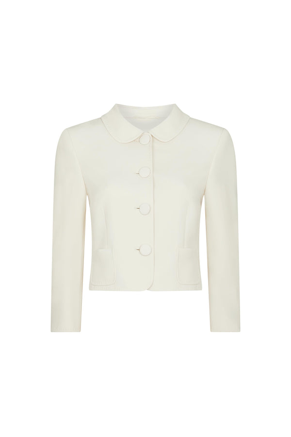 Cream Crepe Opera Jacket